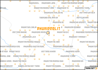 map of Phumĭ Prâlĭt