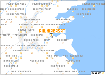 map of Phumĭ Prasat