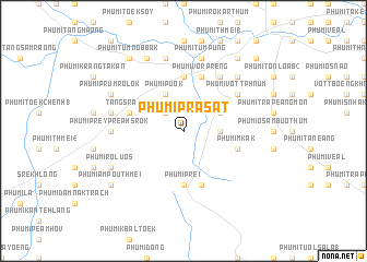 map of Phumĭ Prâsat