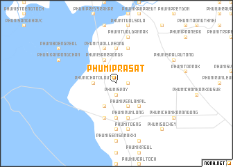 map of Phumĭ Prâsat