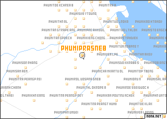 map of Phumĭ Prâsnĕb