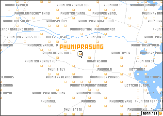 map of Phumĭ Prâsung