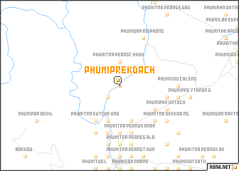 map of Phumĭ Prêk Dăch