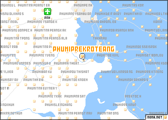 map of Phumĭ Prêk Rôteăng