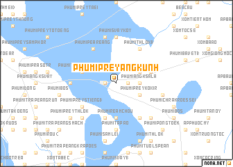 map of Phumĭ Prey Ângkŭnh