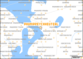 map of Phumĭ Prey Chheutéal