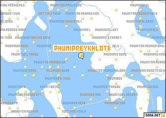 map of Phumĭ Prey Khlot (1)