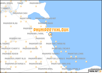 map of Phumĭ Prey Khloŭk