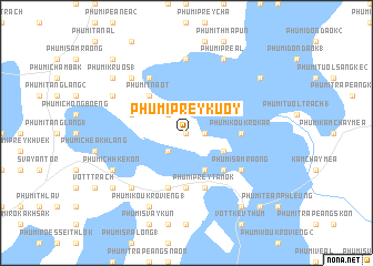 map of Phumĭ Prey Kuŏy