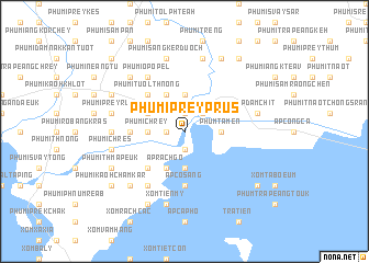 map of Phumĭ Prey Prus