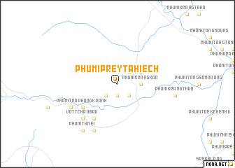 map of Phumĭ Prey Ta Hiĕch