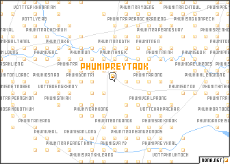 map of Phumĭ Prey Ta Ok