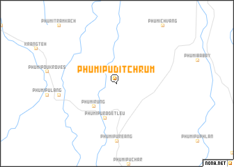 map of Phumĭ Pudĭt Chrum