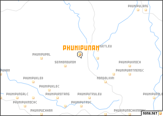 map of Phumĭ Pu Nâm