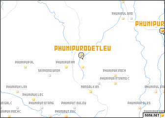 map of Phumĭ Pu Rôdêt Leu