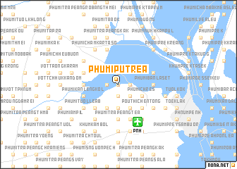 map of Phumĭ Pŭtréa