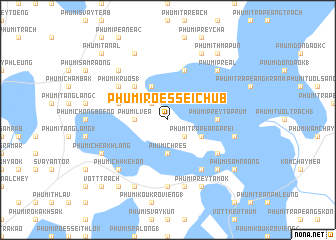 map of Phumĭ Rœssei Chŭb