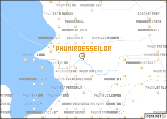 map of Phumĭ Rœssei Lôr