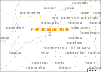 map of Phumĭ Rœssei Preăh