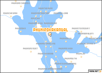 map of Phumĭ Rôka Kândal