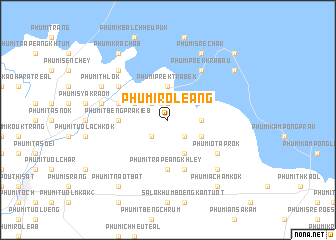 map of Phumĭ Rôleăng