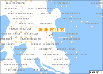 map of Phumĭ Rôluŏs