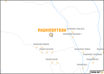 map of Phumĭ Rônteăh