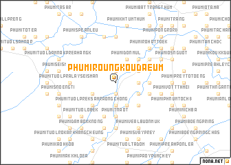 map of Phumĭ Roŭng Koŭ Daeum