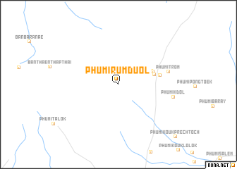 map of Phumĭ Rumduŏl