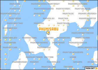 map of Phumĭ Sabu