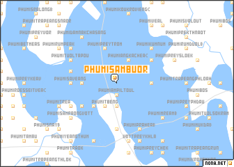 map of Phumĭ Sâmbuŏr