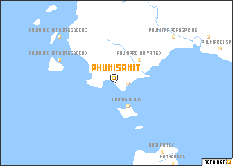 map of Phumĭ Samĭt