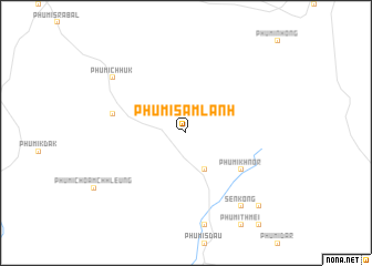map of Phumĭ Sâmlănh
