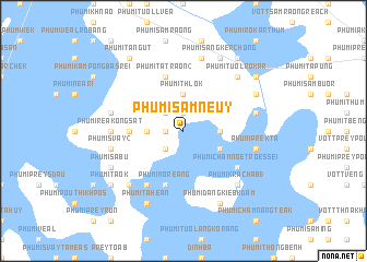 map of Phumĭ Sâmneuy