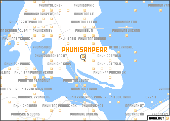 map of Phumĭ Sâmpéar