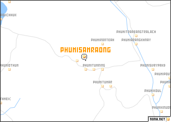 map of Phumĭ Sâmraông