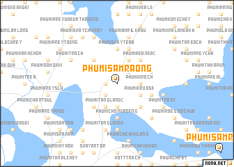 map of Phumĭ Sâmraông