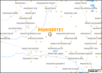 map of Phumĭ Sântey