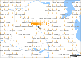map of Phumĭ Sarêk