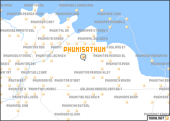 map of Phumĭ Sa Thum