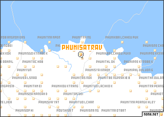 map of Phumĭ Satrav
