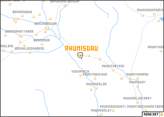 map of Phumĭ Sdau