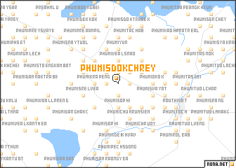 map of Phumĭ Sdŏk Chrey