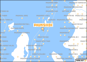 map of Phumĭ Sikŏk