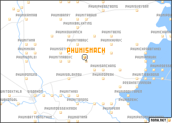 map of Phumĭ Smăch