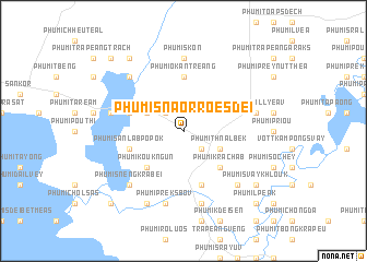 map of Phumĭ Snaôr Roes Dei