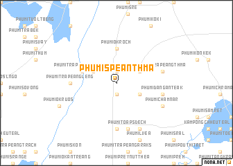 map of Phumĭ Spéan Thmâ