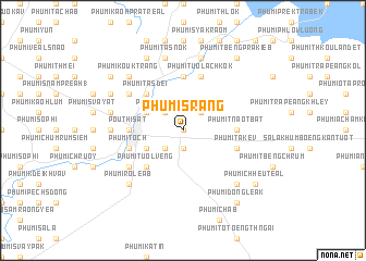 map of Phumĭ Sráng