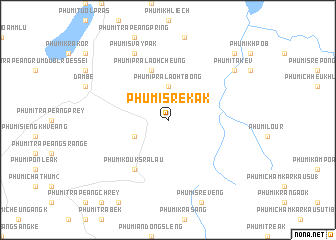 map of Phumĭ Srê Kák