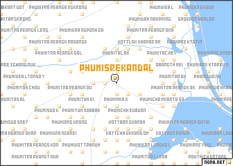 map of Phumĭ Srê Kândal